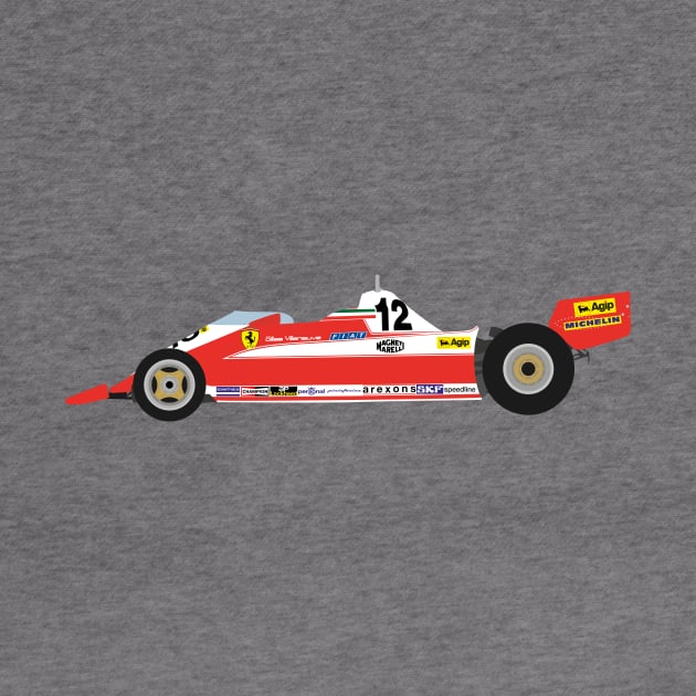 Ferrari 312T3 Gilles Villeneuve by s.elaaboudi@gmail.com